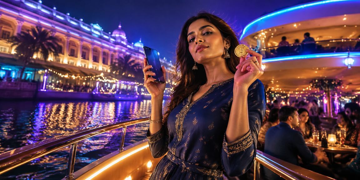 Person contemplating responsible betting with mobile phone in Delhi